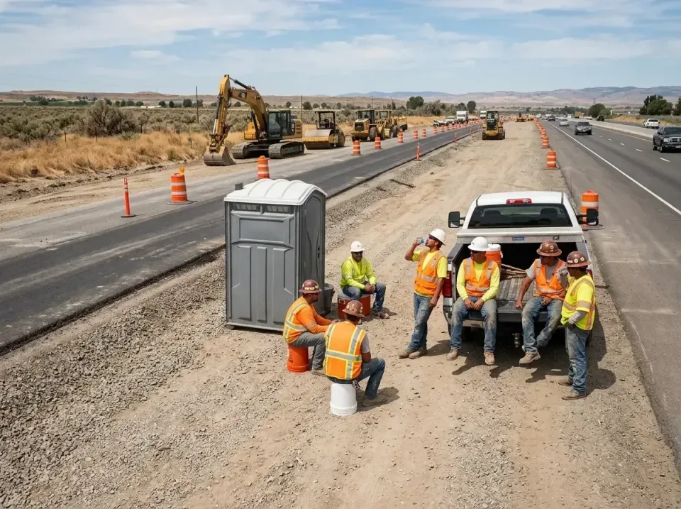 highway-road-construction-crew-007 — frequently asked questions, Porta Potty and Restroom Rentals in Hamburg, AR